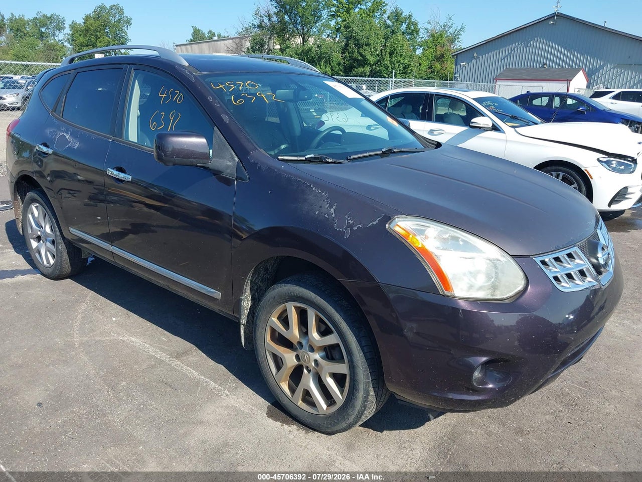 JN8AS5MV0CW****** · 2012 NISSAN ROGUE SV W/SL PKG