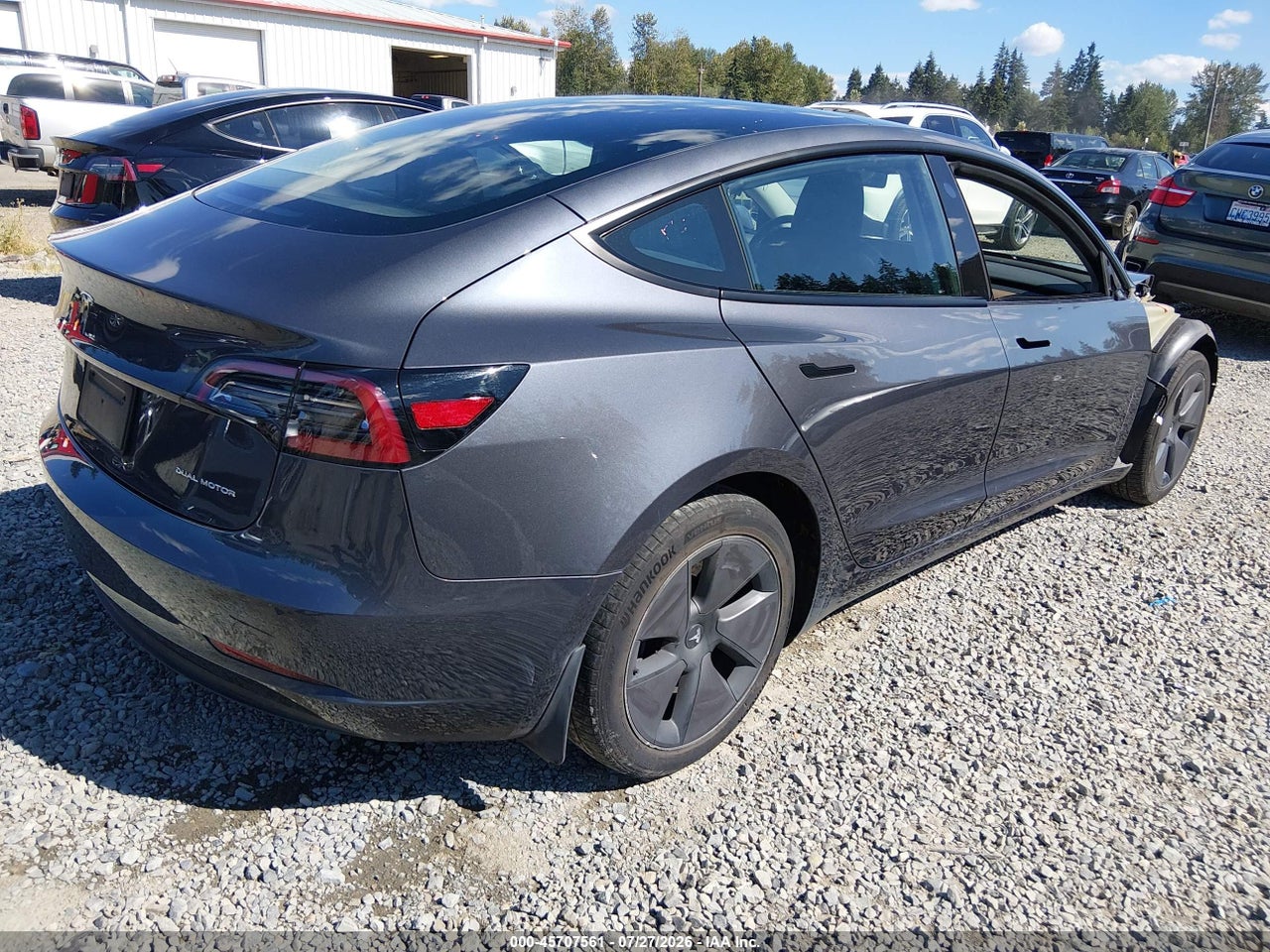 5YJ3E1EB9PF****** · 2023 TESLA MODEL 3 LONG RANGE DUAL MOTOR ALL-WHEEL DRIVE · 4/11