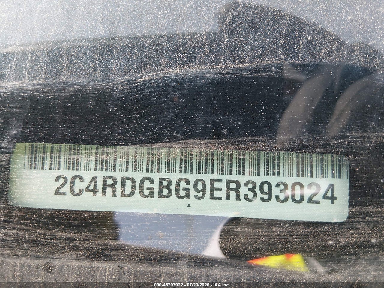 2C4RDGBG9ER****** · 2014 DODGE GRAND CARAVAN SE · 9/11