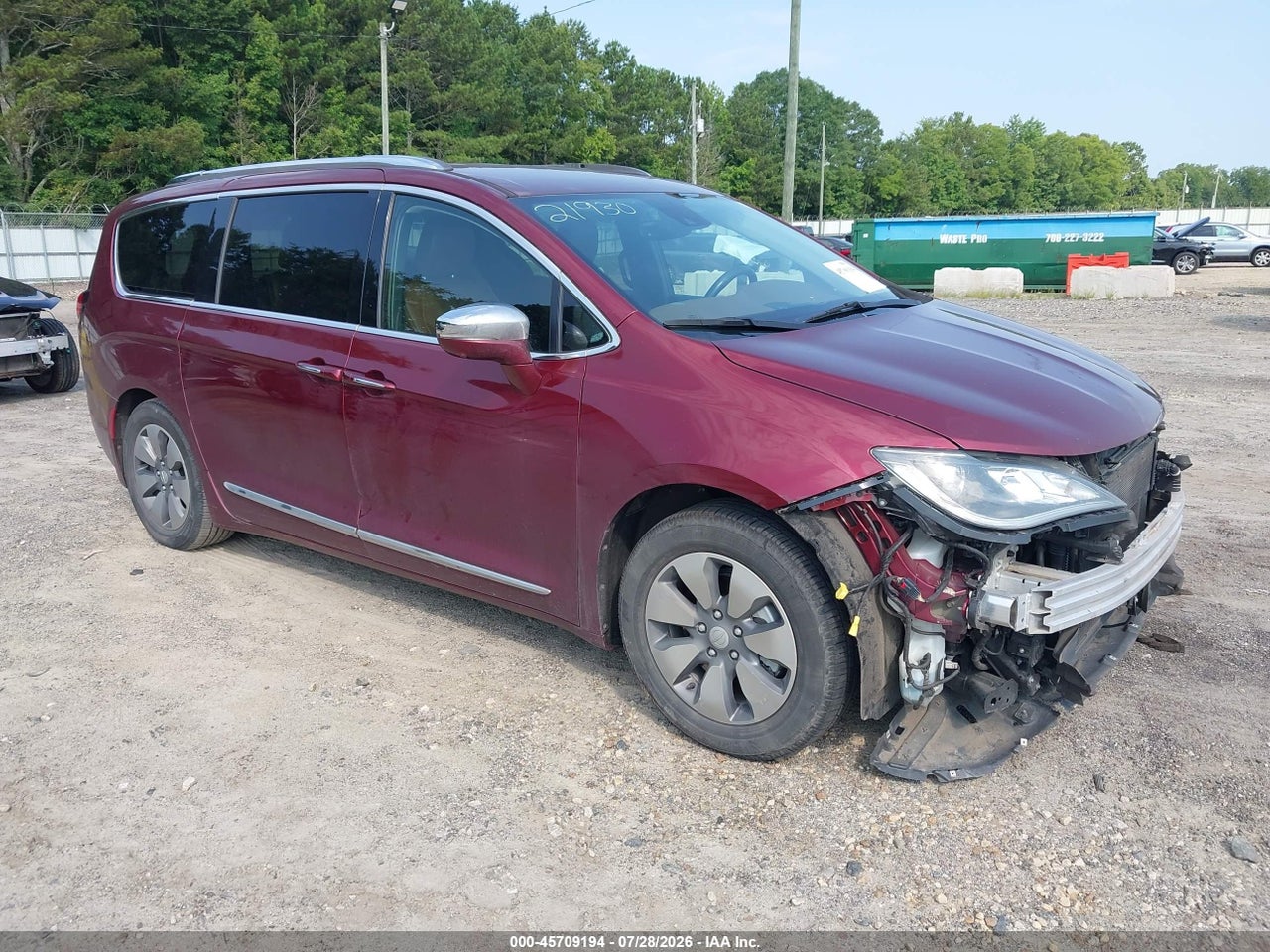 2C4RC1N70JR****** · 2018 CHRYSLER PACIFICA HYBRID LIMITED