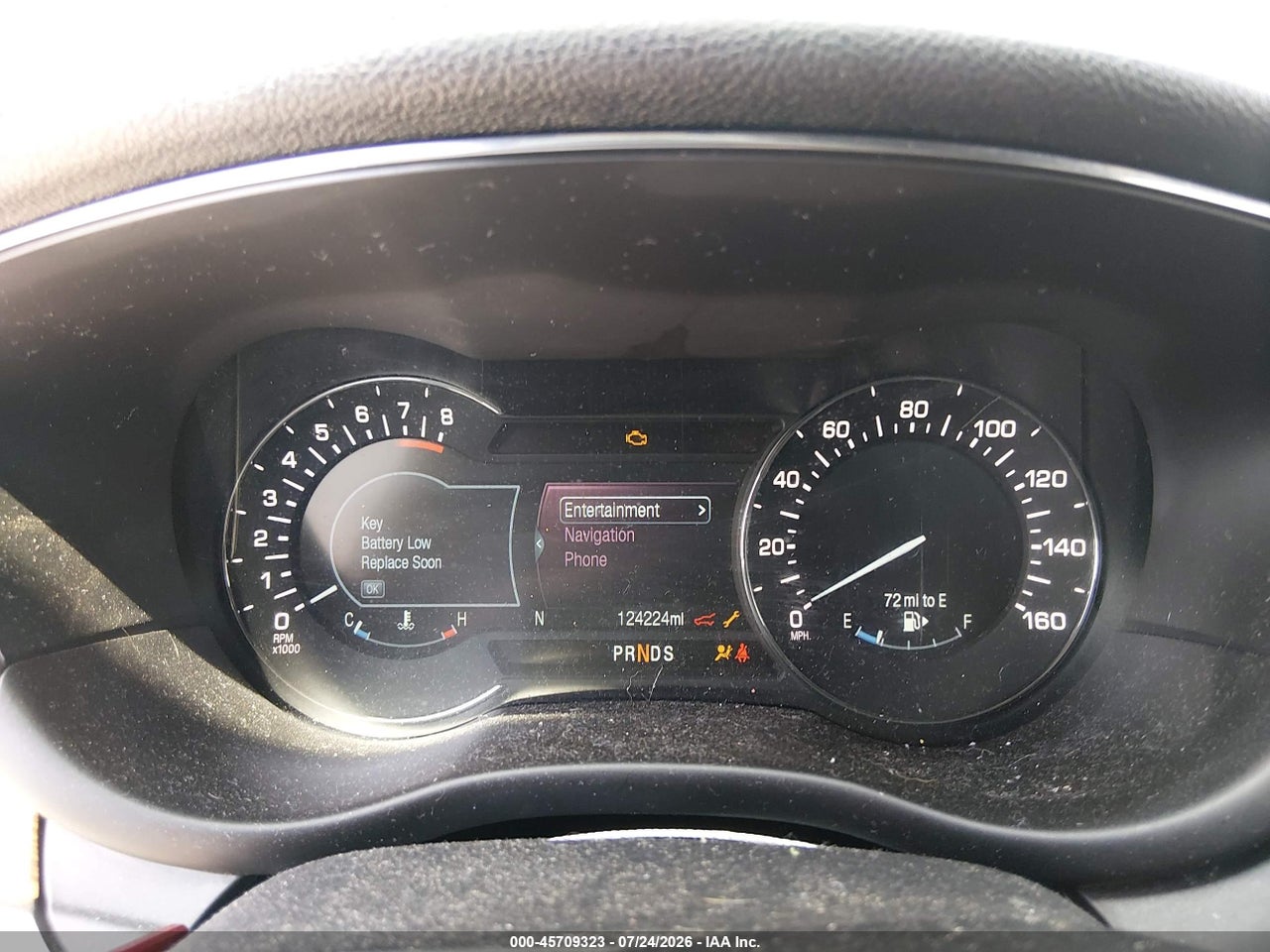 5LMCJ2D97GU****** · 2016 LINCOLN MKC SELECT · 7/11
