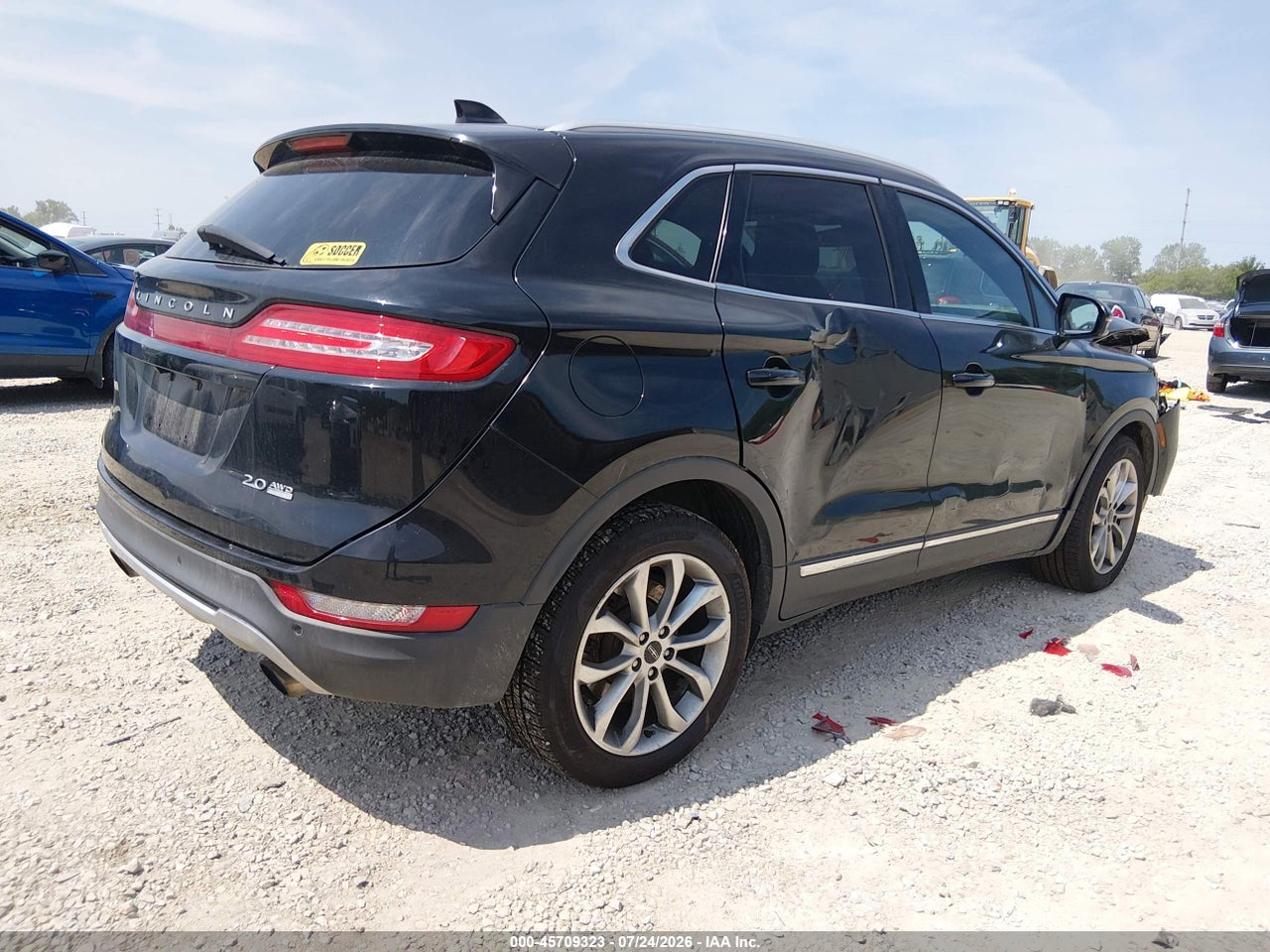 5LMCJ2D97GU****** · 2016 LINCOLN MKC SELECT · 4/11