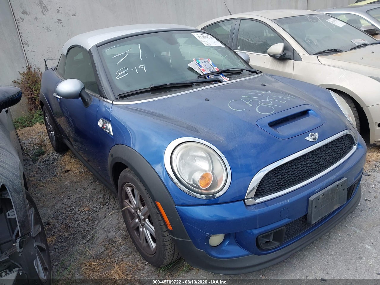 WMWSX3C50DT****** · 2013 MINI COUPE COOPER S