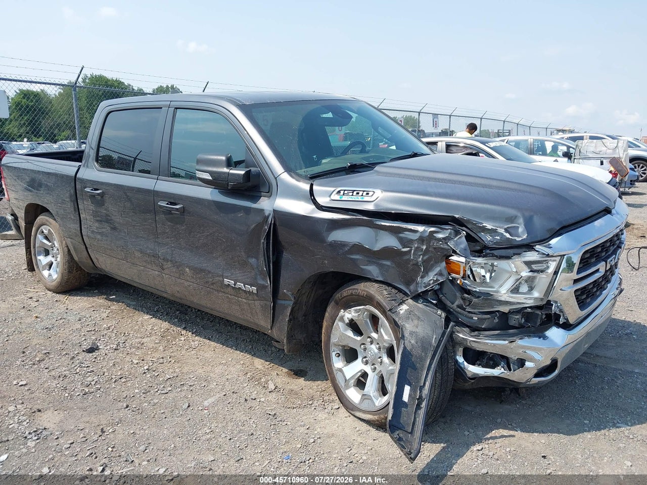 1C6RRFFG6NN****** · 2022 RAM 1500 BIG HORN  4X4 5'7 BOX