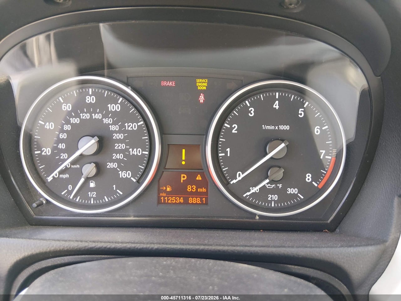 WBAVB73527K****** · 2007 BMW 335I   · 7/11