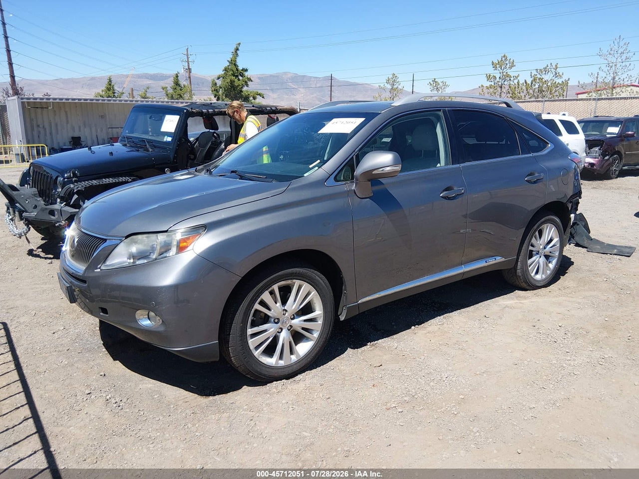 JTJBC1BA1C2****** · 2012 LEXUS RX 450H   · 2/11