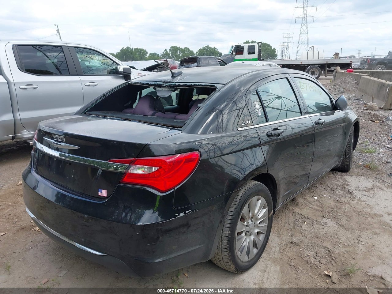 1C3CCBAB4EN****** · 2014 CHRYSLER 200 LX · 6/11