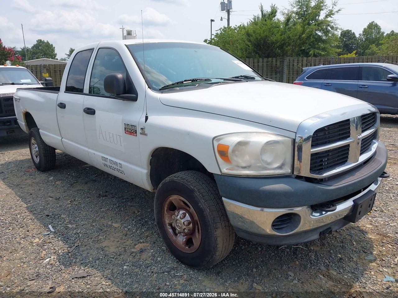 3D7KS28A28G****** · 2008 DODGE RAM 2500 ST/SXT