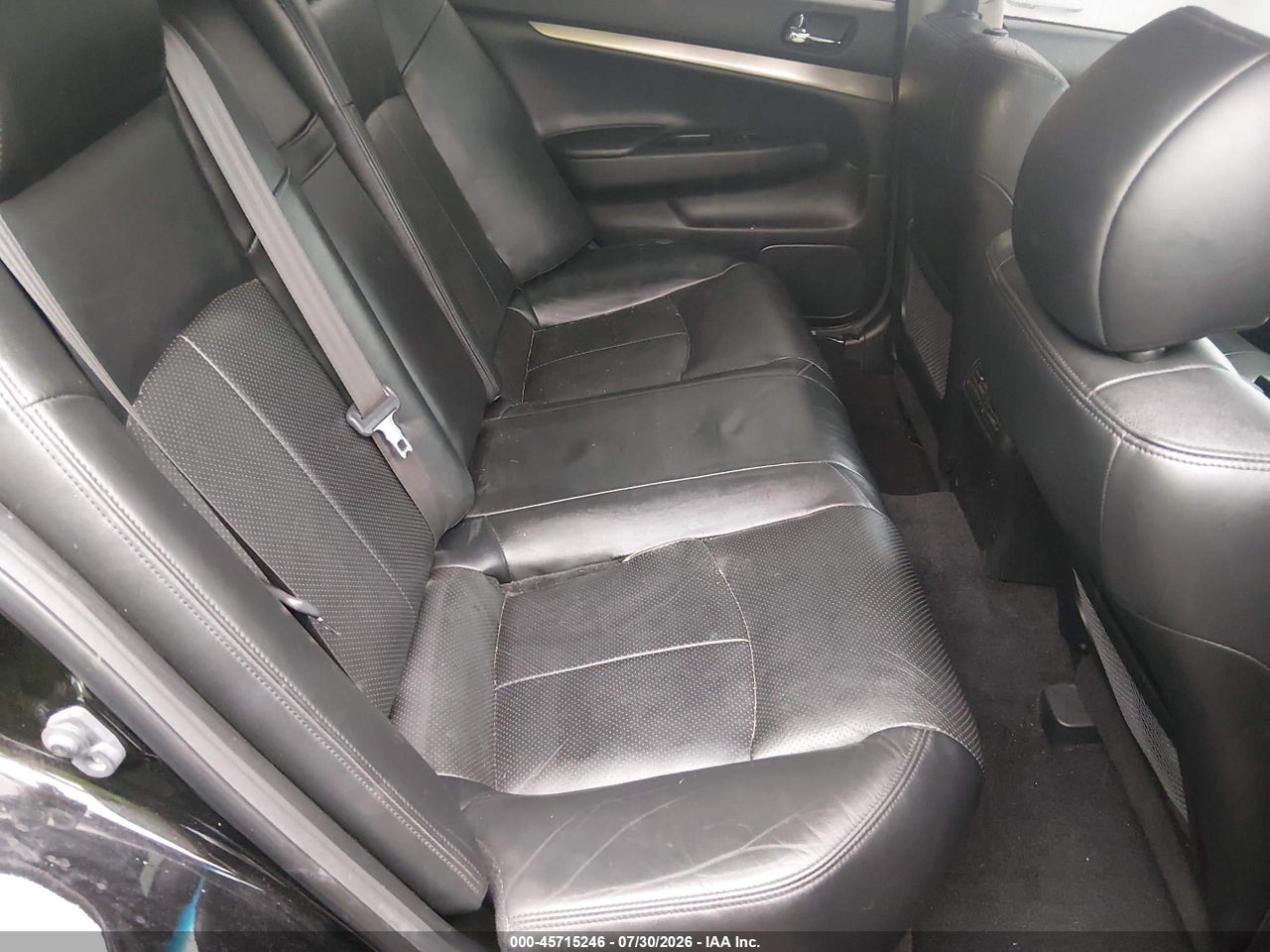 JN1DV6AR2BM****** · 2011 INFINITI G25X   · 8/11