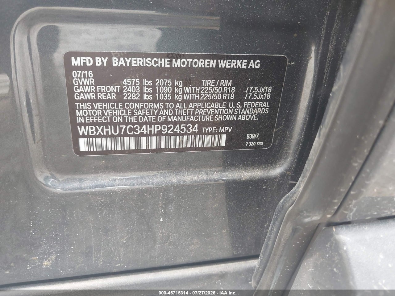 2017 BMW X1 SDRIVE28I · 9/11