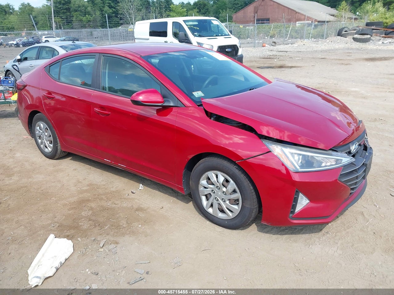 KMHD74LF0KU****** · 2019 HYUNDAI ELANTRA SE