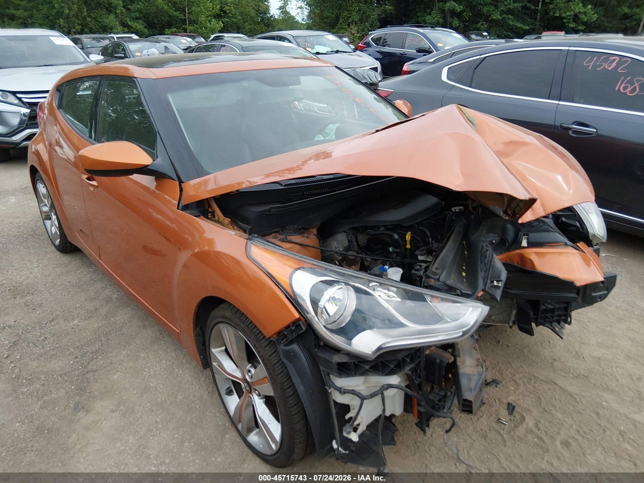 KMHTC6AD5CU****** · 2012 HYUNDAI VELOSTER BASE W/BLACK