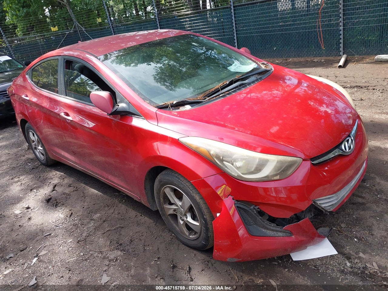 KMHDH4AE0EU****** · 2014 HYUNDAI ELANTRA SE
