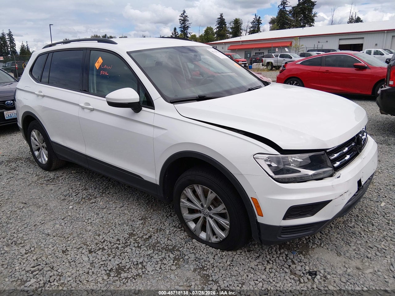 3VV0B7AX6JM****** · 2018 VOLKSWAGEN TIGUAN 2.0T S