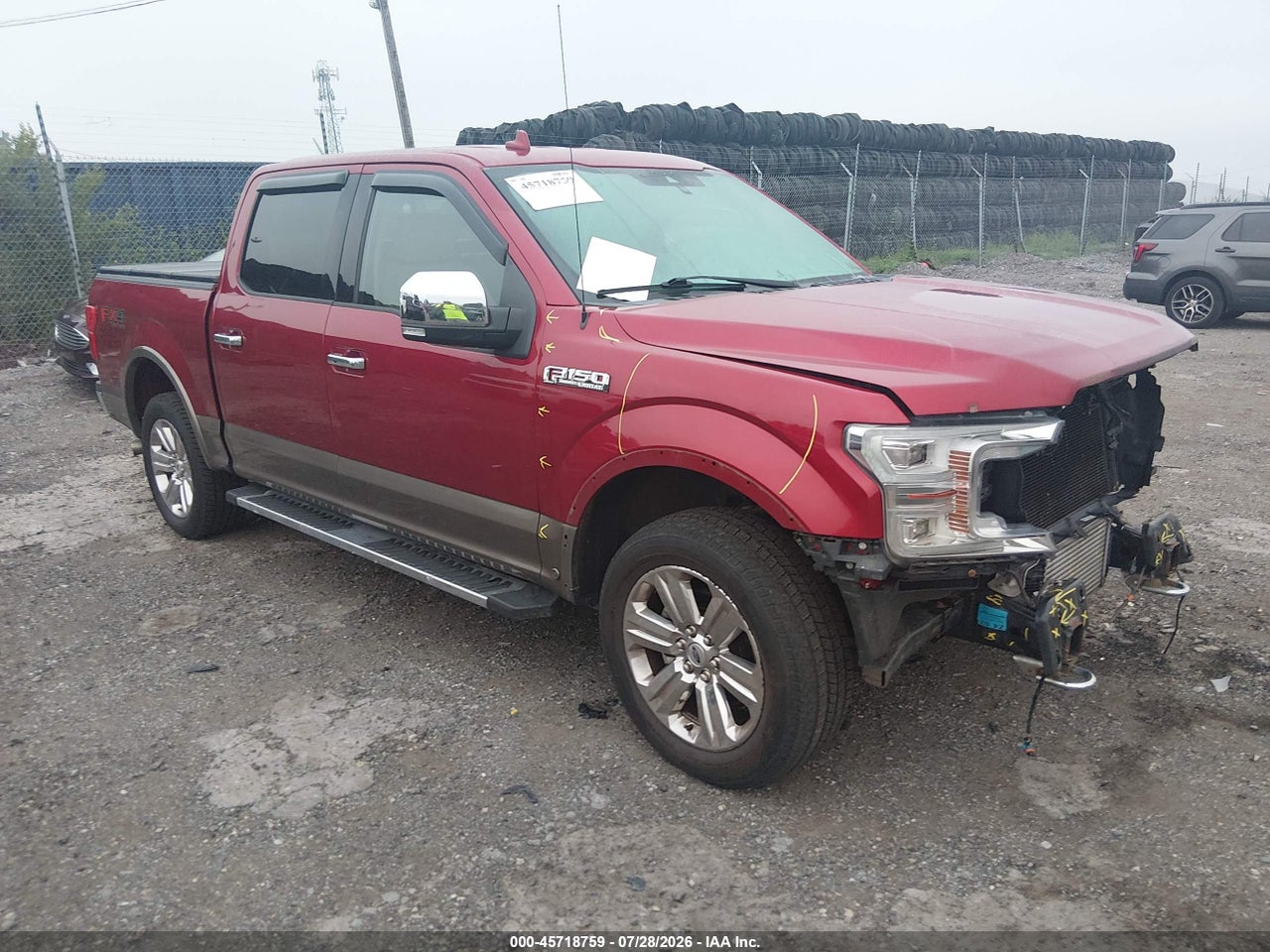 1FTEW1EG8JK****** · 2018 FORD F-150 LARIAT