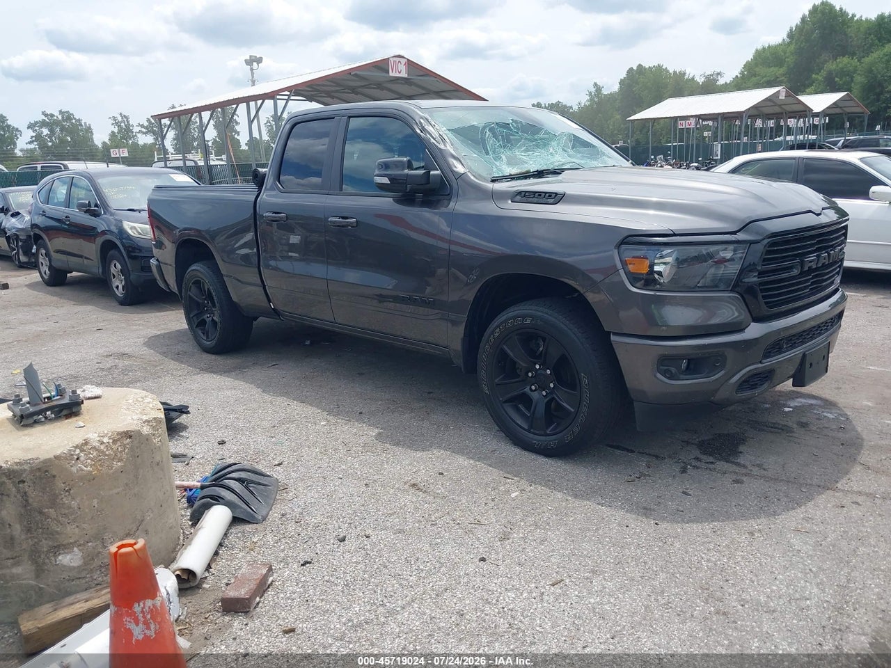 1C6SRFBT4MN****** · 2021 RAM 1500 BIG HORN  4X4 6'4 BOX