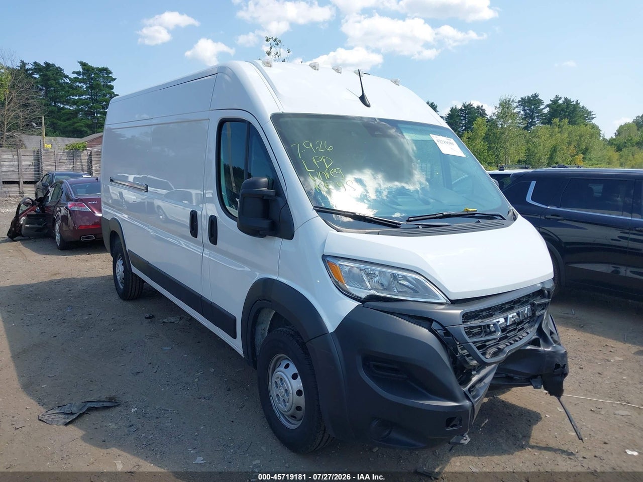 2023 RAM PROMASTER 2500 HIGH ROOF 159 WB