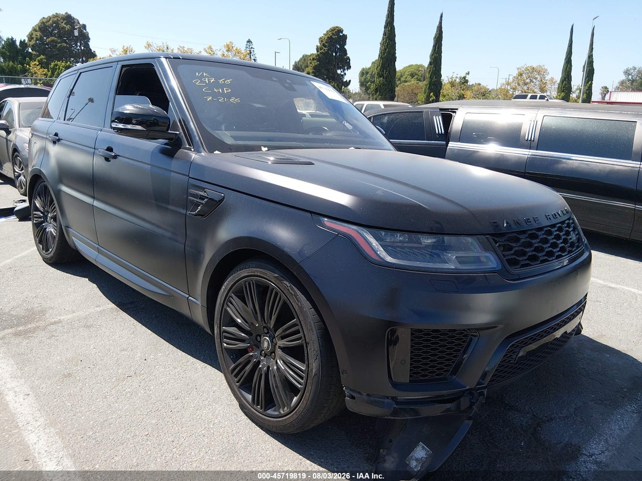 SALWV2SV3KA****** · 2019 LAND ROVER RANGE ROVER SPORT HSE DYNAMIC