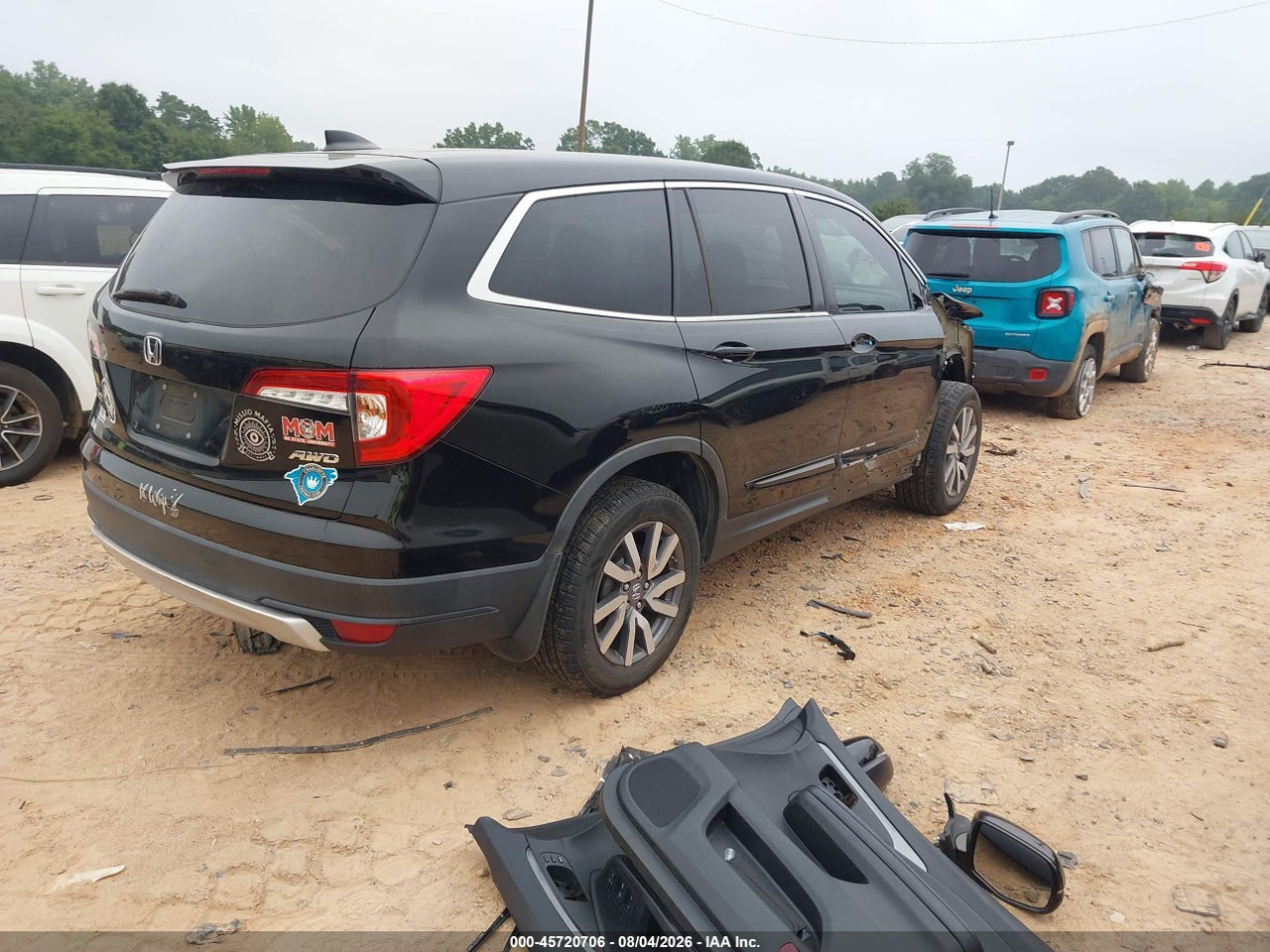 5FNYF6H5XLB****** · 2020 HONDA PILOT AWD EX-L · 4/11
