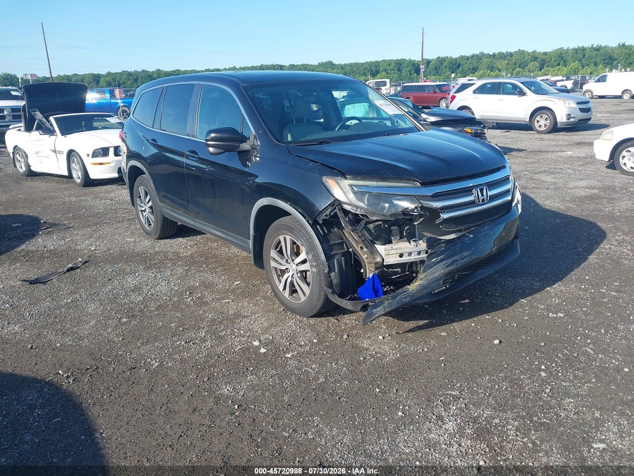 5FNYF6H50HB****** · 2017 HONDA PILOT EX-L