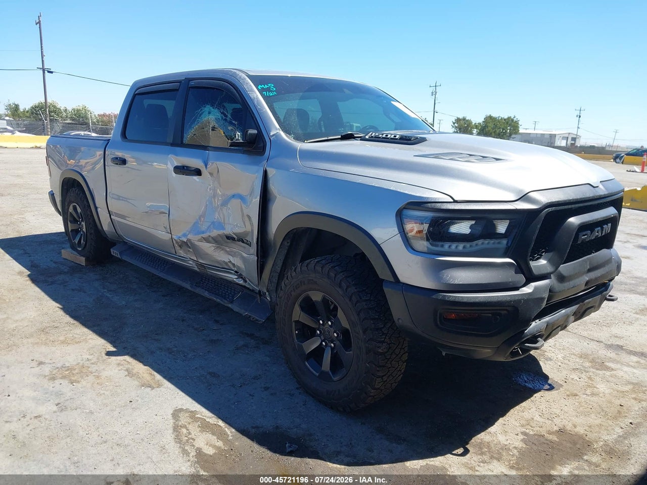 1C6SRFLT3MN****** · 2021 RAM 1500 REBEL  4X4 5'7 BOX