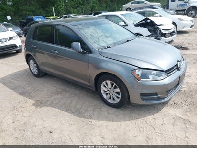 2016 VOLKSWAGEN GOLF TSI S 4-DOOR