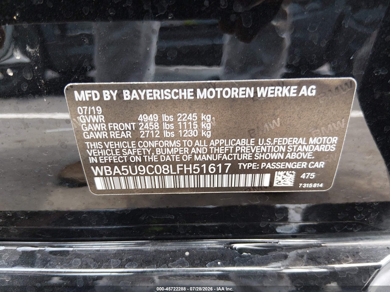 2020 BMW M340I M340I XDRIVE · 9/11