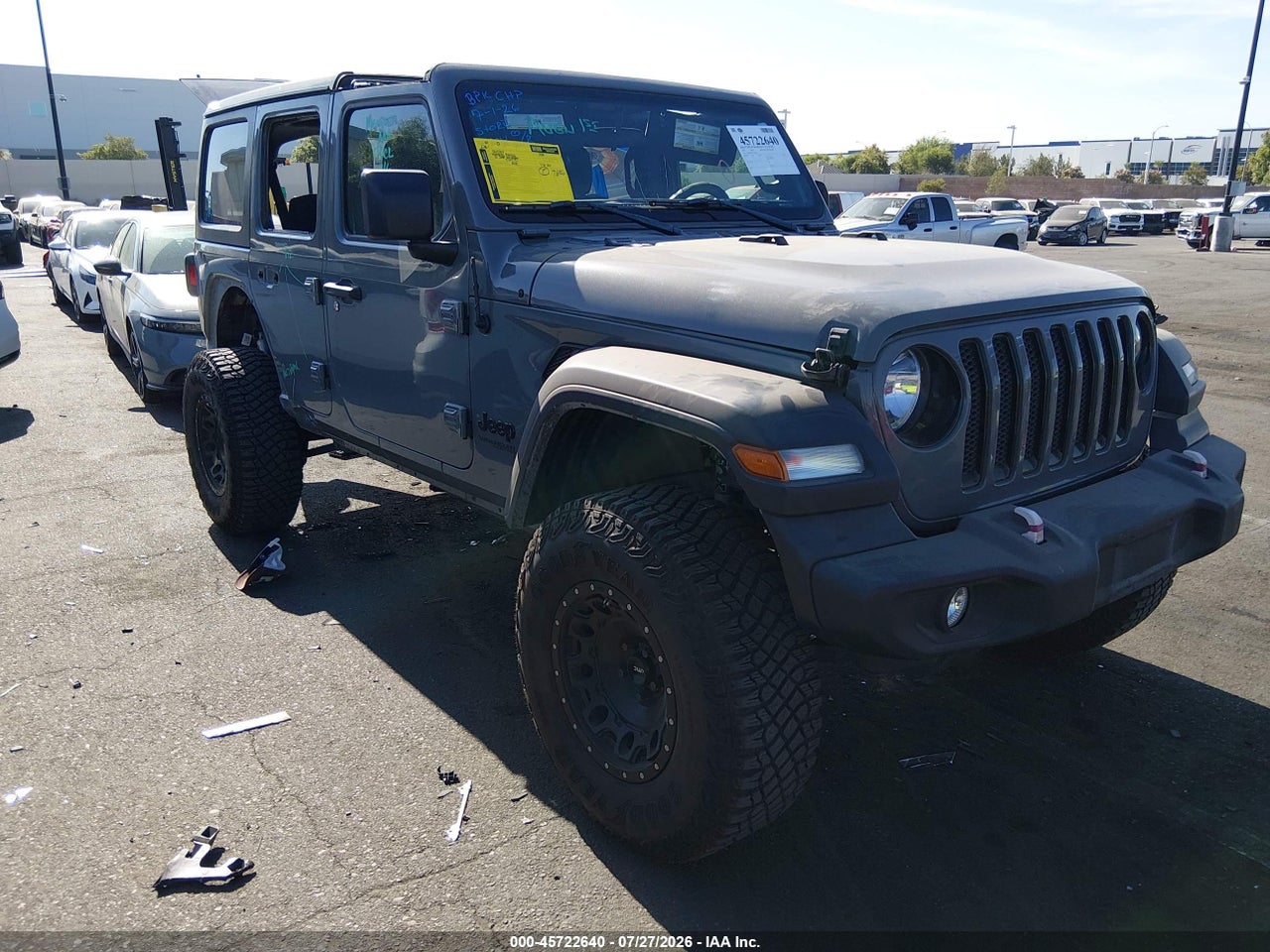 1C4HJXDG8LW****** · 2020 JEEP WRANGLER UNLIMITED SPORT ALTITUDE 4X4