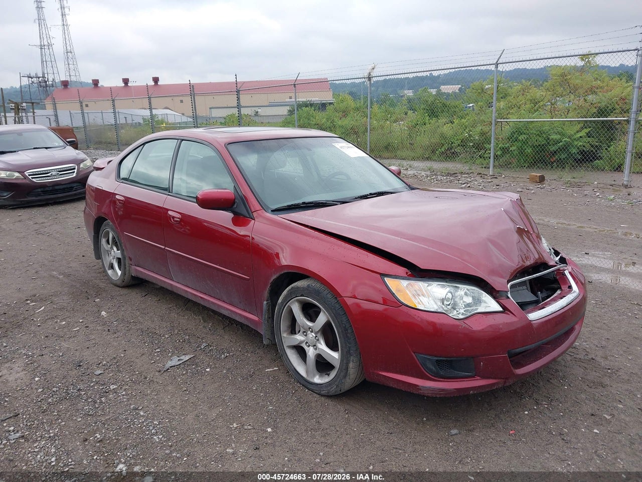 4S3BL616097****** · 2009 SUBARU LEGACY 2.5I