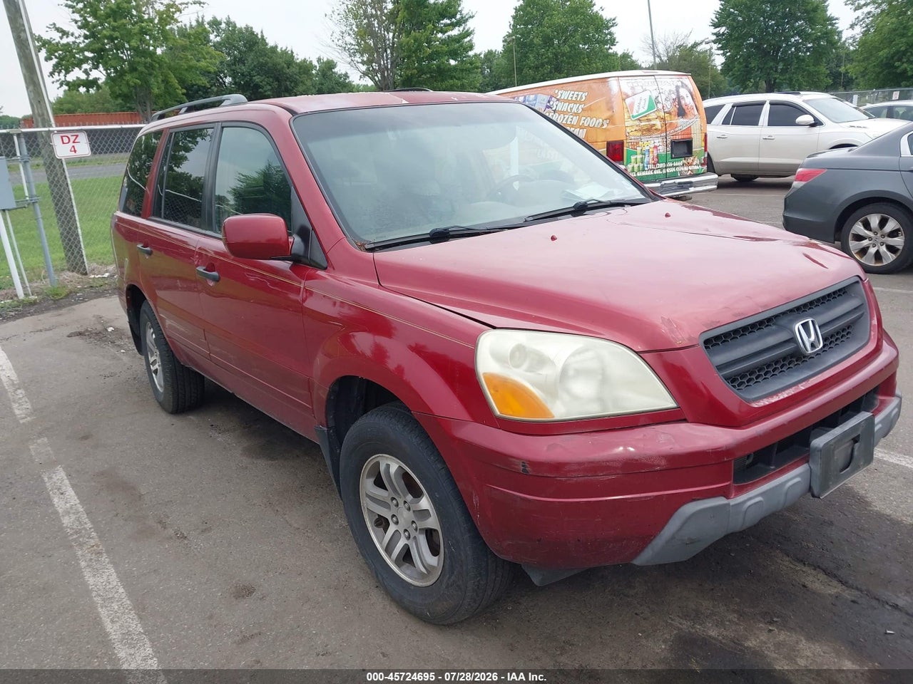 2HKYF18564H****** · 2004 HONDA PILOT EX-L