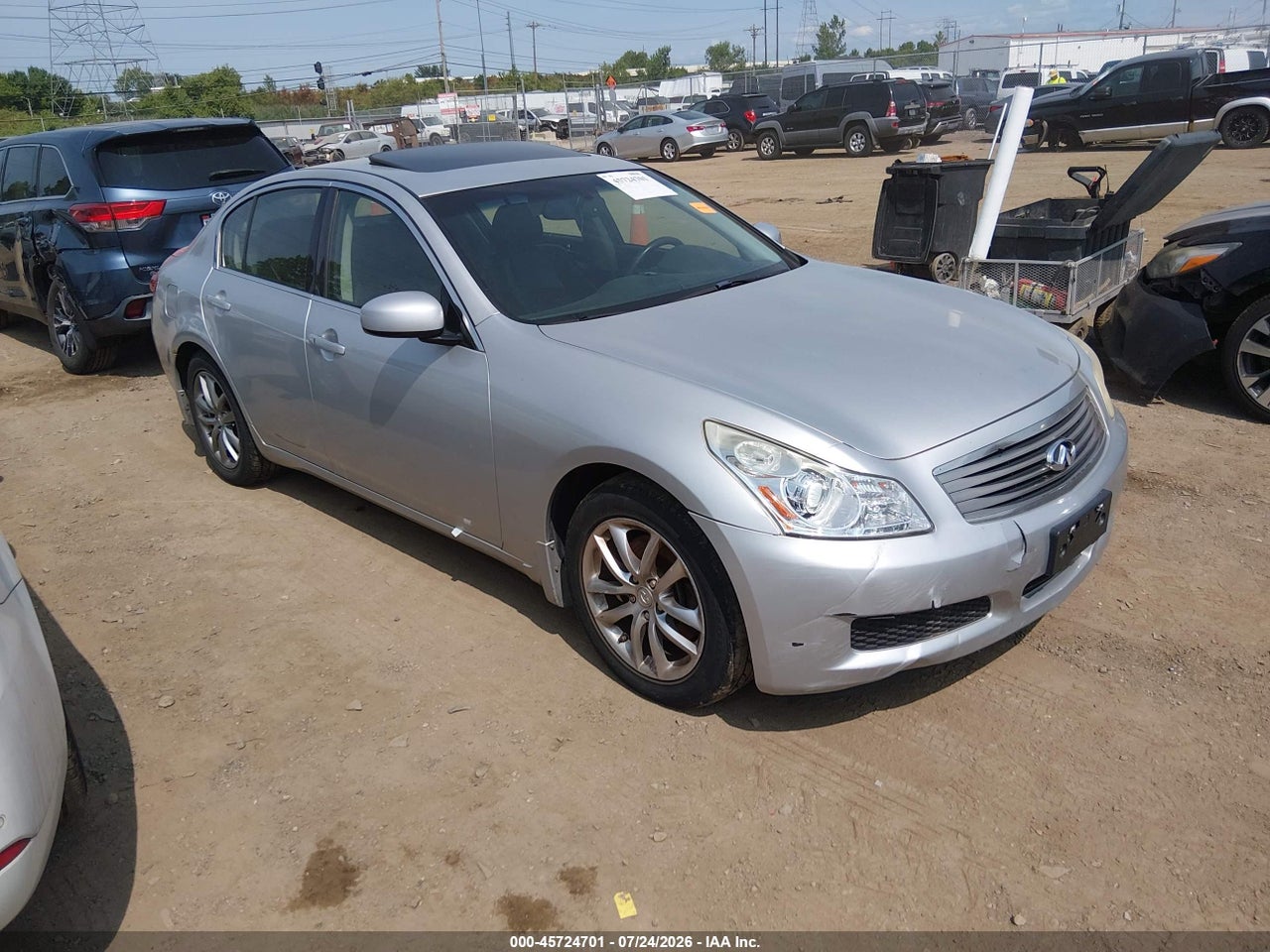 JNKBV61F78M****** · 2008 INFINITI G35X