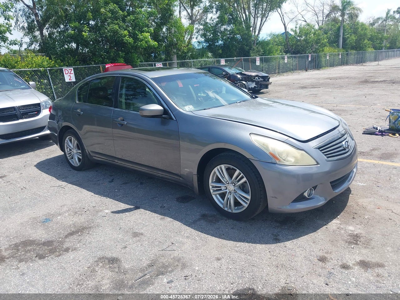 JN1DV6AR3CM****** · 2012 INFINITI G25X