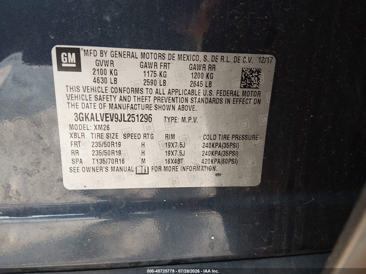 2018 GMC TERRAIN SLT · 9/10