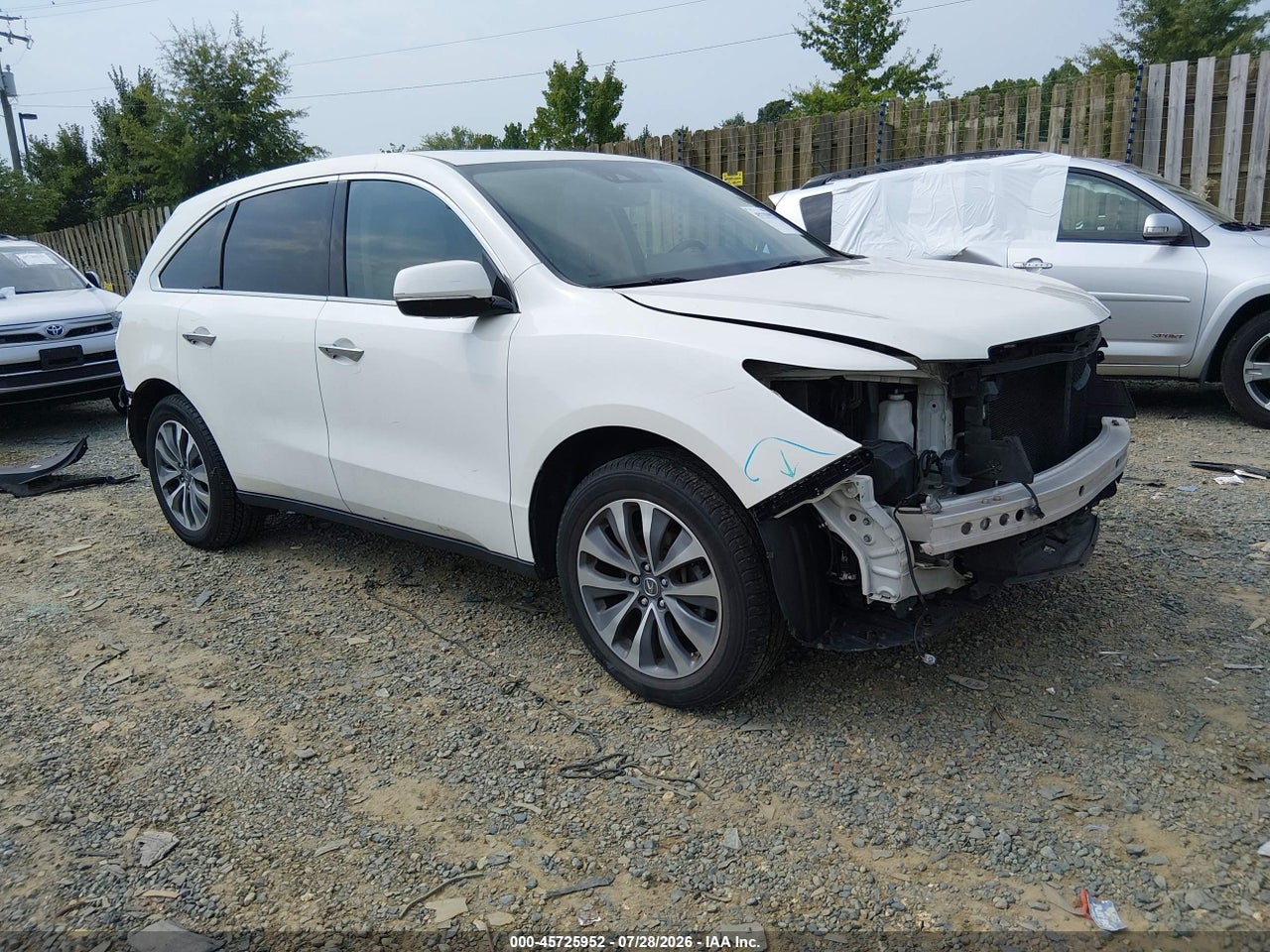 5FRYD4H6XGB****** · 2016 ACURA MDX TECHNOLOGY   ENTERTAINMENT PACKAGES/TECHNOLOGY, ENTERTAINMENT   ACURAWATCH PLUS PACKAGES