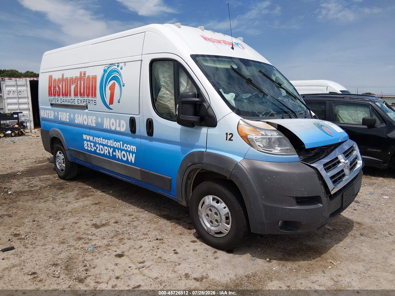 2018 RAM PROMASTER 2500 HIGH ROOF 159 WB