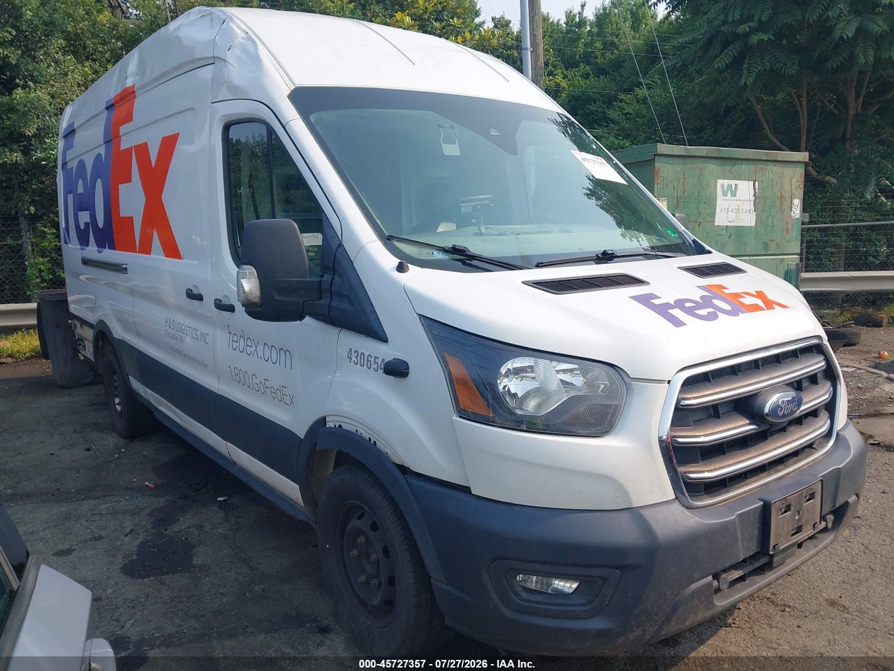 1FTBW3X8XLK****** · 2020 FORD TRANSIT-350 CARGO VAN