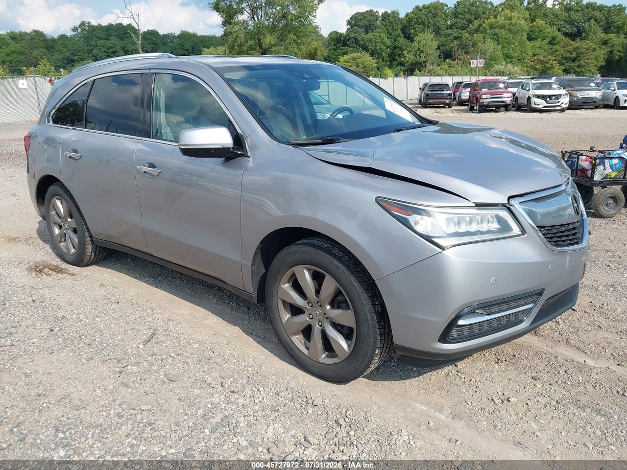 5FRYD4H96GB****** · 2016 ACURA MDX ADVANCE   ENTERTAINMENT PACKAGES/ADVANCE PACKAGE