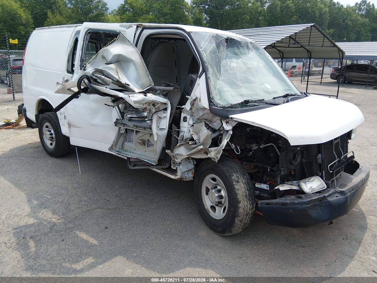 1GCWGFCA7C1****** · 2012 CHEVROLET EXPRESS 2500 WORK VAN