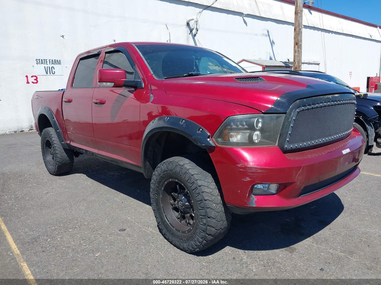 1C6RD7MT1CS****** · 2012 RAM 1500 SPORT