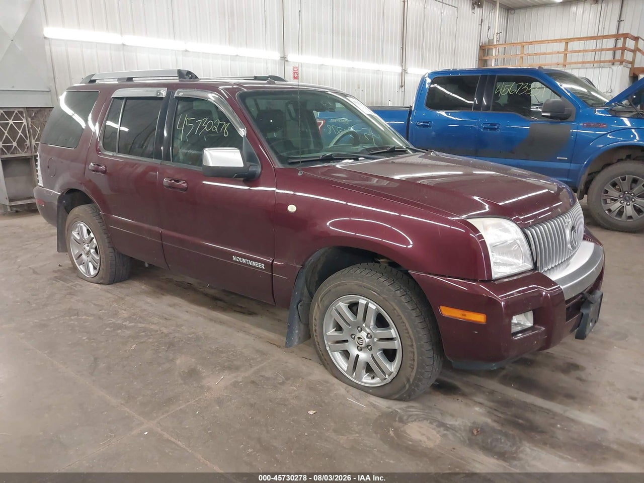 4M2EU48878U****** · 2008 MERCURY MOUNTAINEER PREMIER