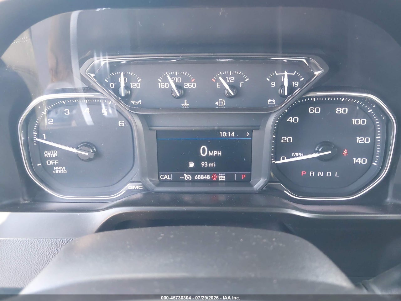 3GTU9DED5LG****** · 2020 GMC SIERRA 1500 4WD  SHORT BOX SLT · 7/11