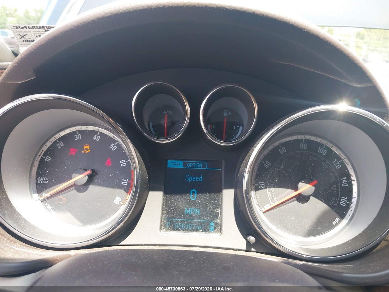 2G4GR5ER3D9****** · 2013 BUICK REGAL   · 7/11