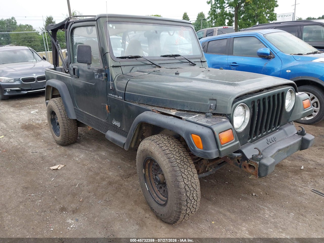 1J4FY29P5WP****** · 1998 JEEP WRANGLER SE