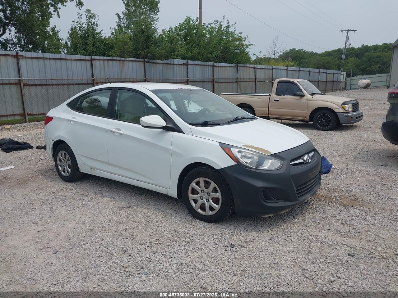 KMHCT4AE7DU****** · 2013 HYUNDAI ACCENT GLS