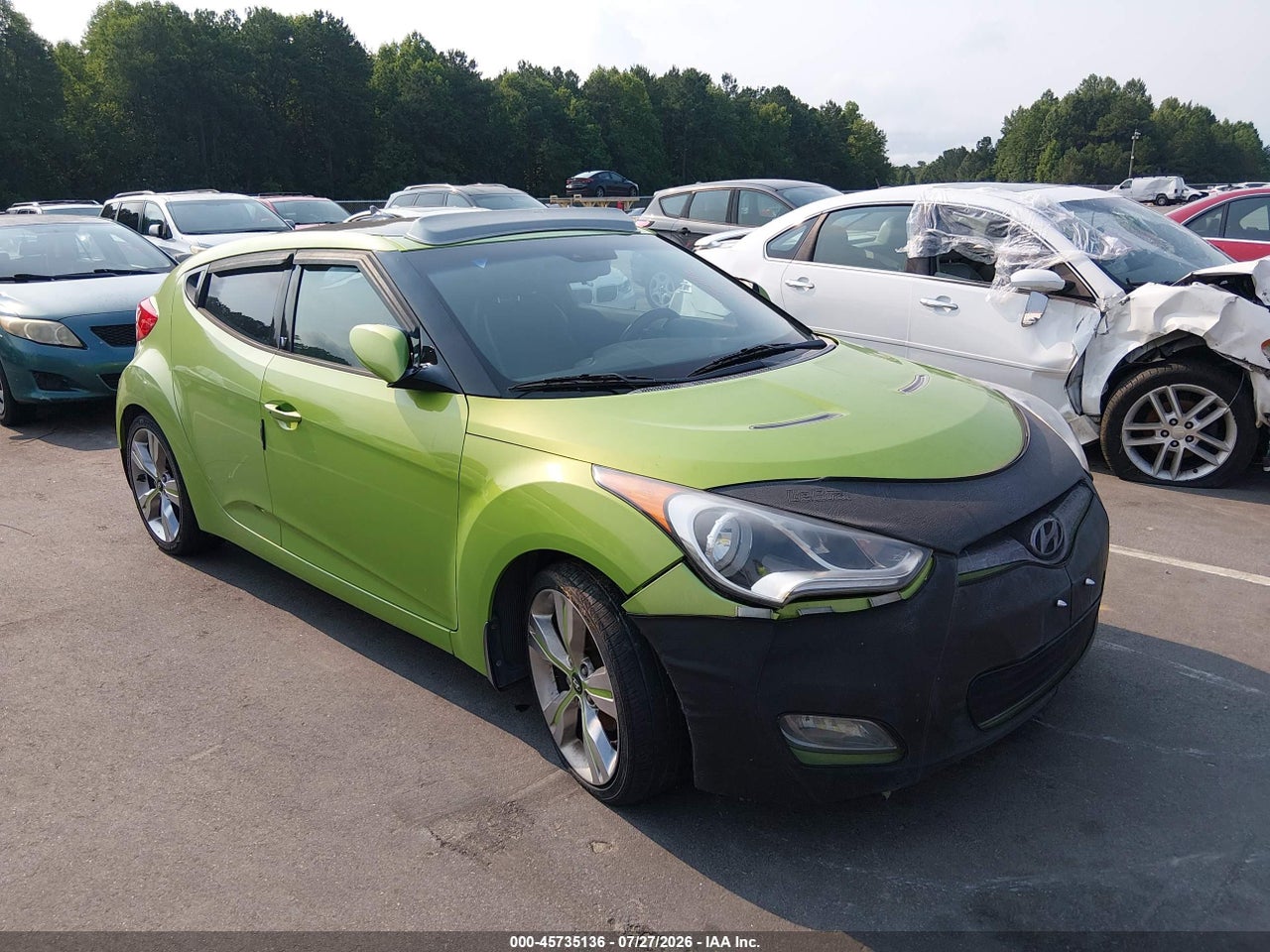 KMHTC6AD6CU****** · 2012 HYUNDAI VELOSTER BASE W/BLACK