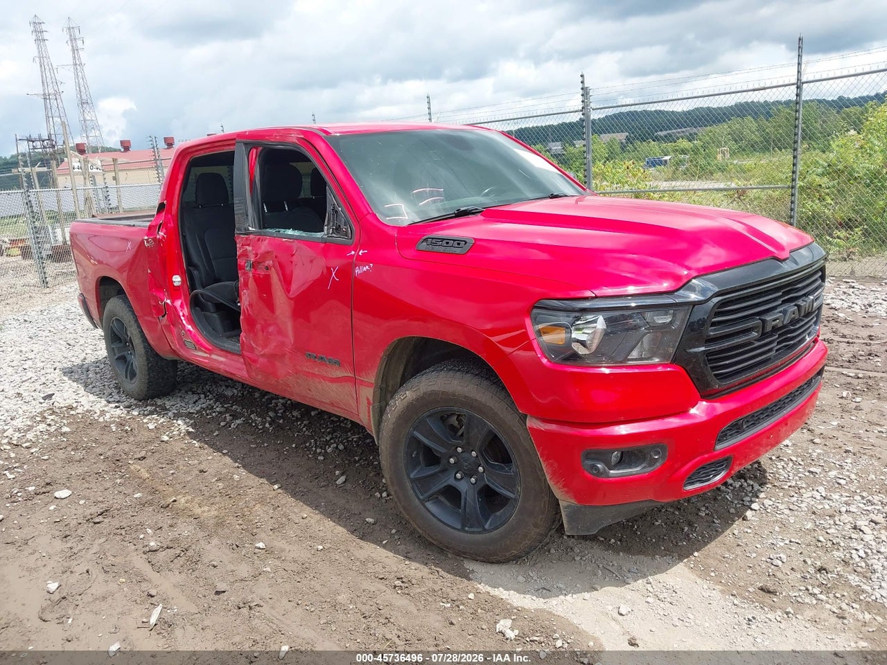 1C6SRFFT2MN****** · 2021 RAM 1500 BIG HORN  4X4 5'7 BOX