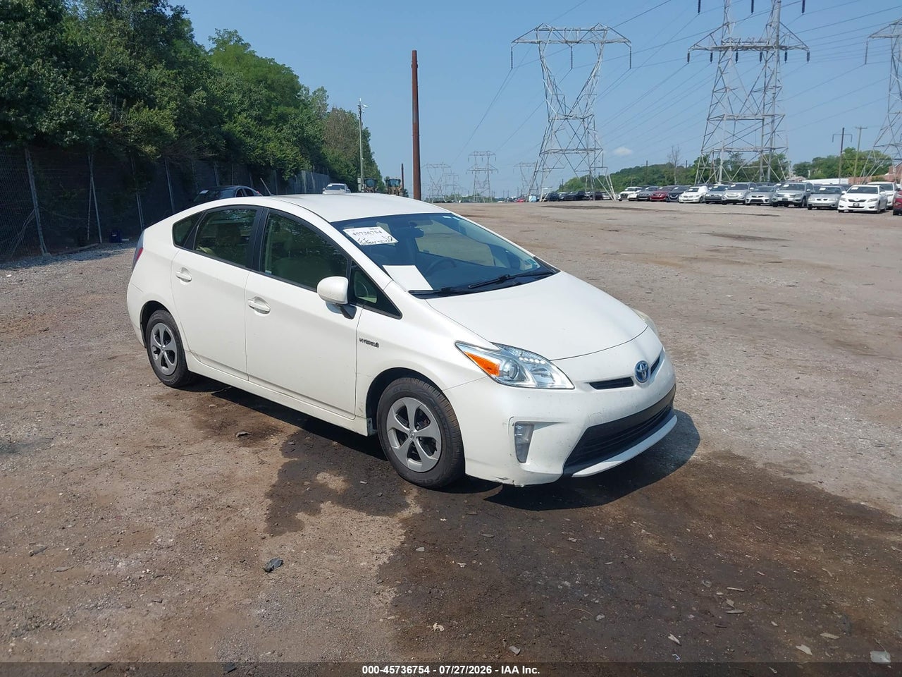 JTDKN3DUXC5****** · 2012 TOYOTA PRIUS TWO