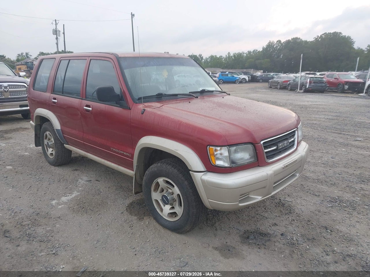 JACDJ58X3W7****** · 1998 ISUZU TROOPER S