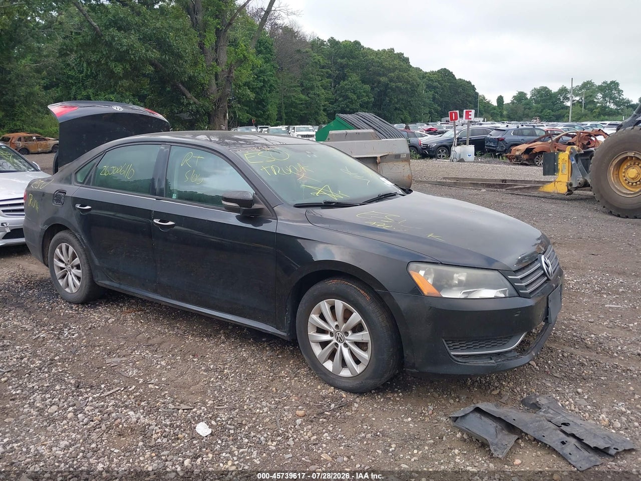 2013 VOLKSWAGEN PASSAT 2.5L S