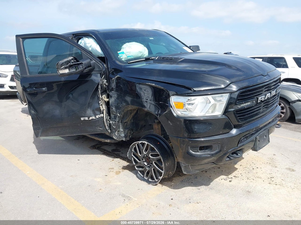 1C6SRFFT3KN****** · 2019 RAM 1500 BIG HORN/LONE STAR  4X4 5'7 BOX